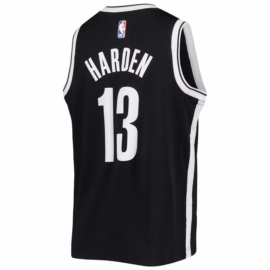 Maglia Swingman per giovani dei Brooklyn Nets di James Harden - Edizione icona - Nero