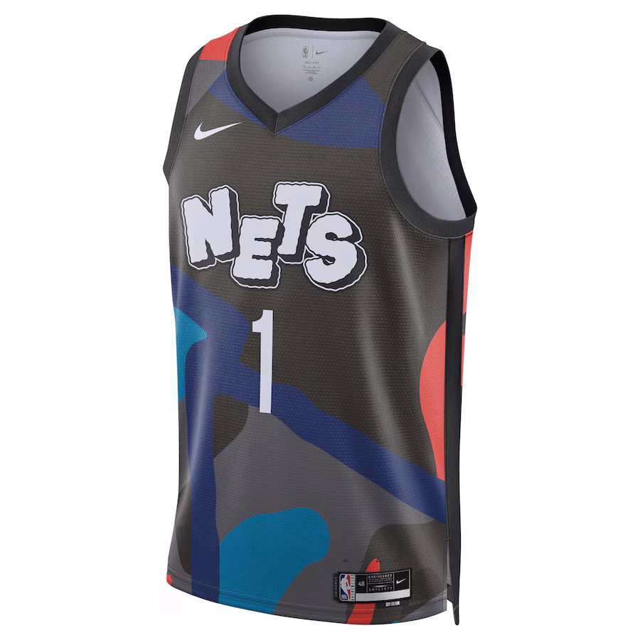 Mikal Bridges Brooklyn Nets Unisex 2023/24 City Edition Trikot