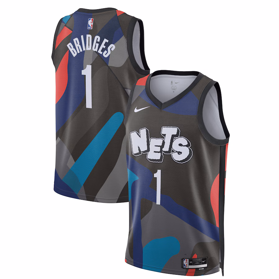 Mikal Bridges Brooklyn Nets Unisex 2023/24 City Edition Trikot
