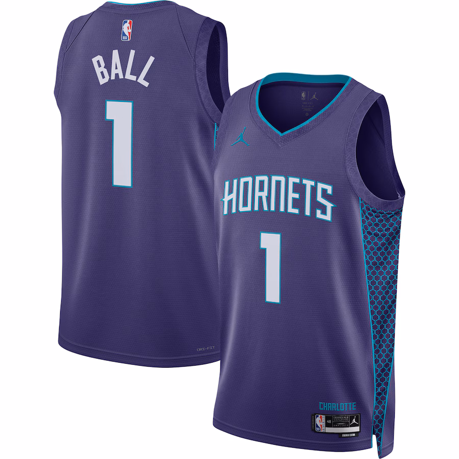 Canotta Basket LaMelo Ball Charlotte Hornets Jordan Brand Swingman