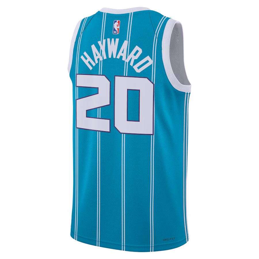 Camiseta Gordon Hayward Charlotte Hornets Jordan Brand Swingman Unisex