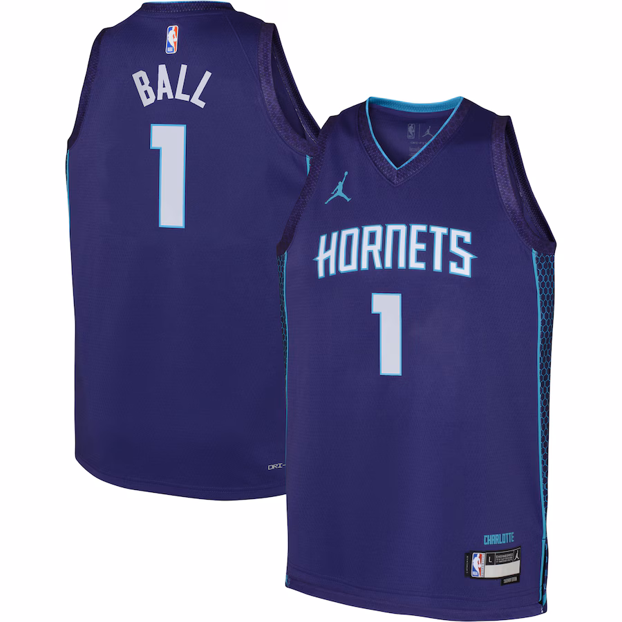 Canotta Basket LaMelo Ball Charlotte Hornets Jordan Brand Swingman