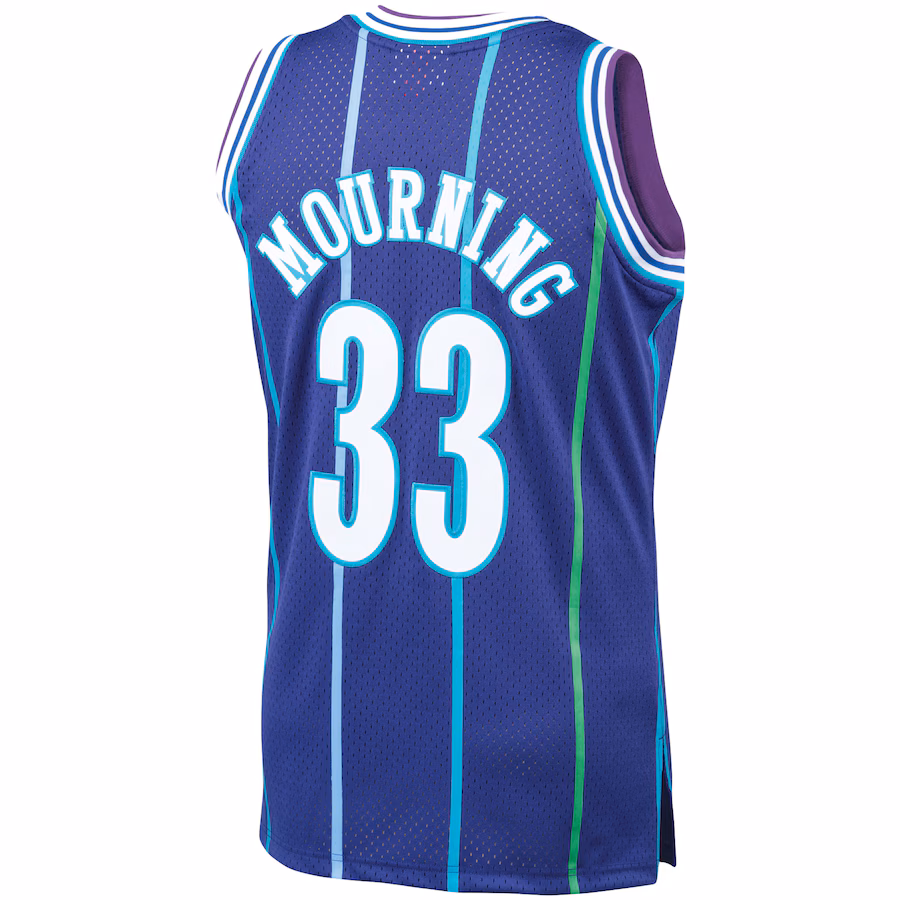 Mitchell & Ness Alonzo Mourning Hornets Retro Trikot 1994/95 - Hardwood Classics