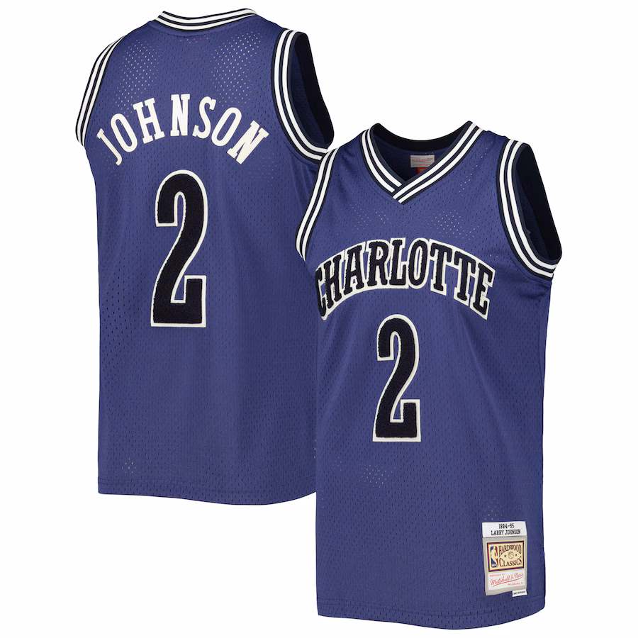 Canotta Basket Larry Johnson Charlotte Hornets 1994/95 Mitchell & Ness Retro