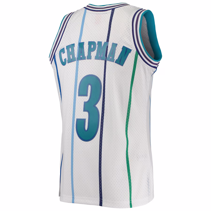 Rex Chapman Charlotte Hornets Mitchell & Ness 1988/89 Hardwood Classics Jersey