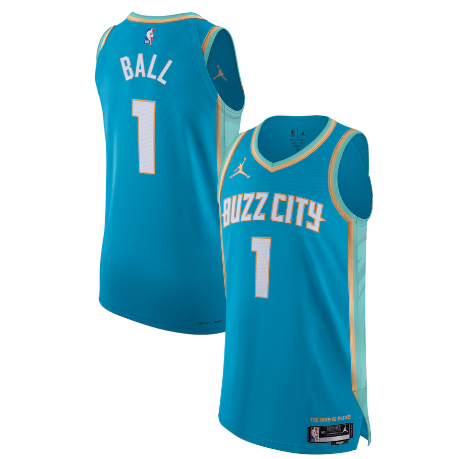 Canotta Basket LaMelo Ball Charlotte Hornets Jordan City Edition