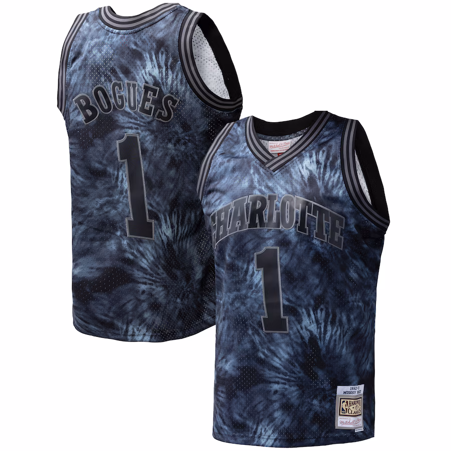 Canotta Basket Muggsy Bogues Charlotte Hornets 1992/93 Mitchell & Ness Retro