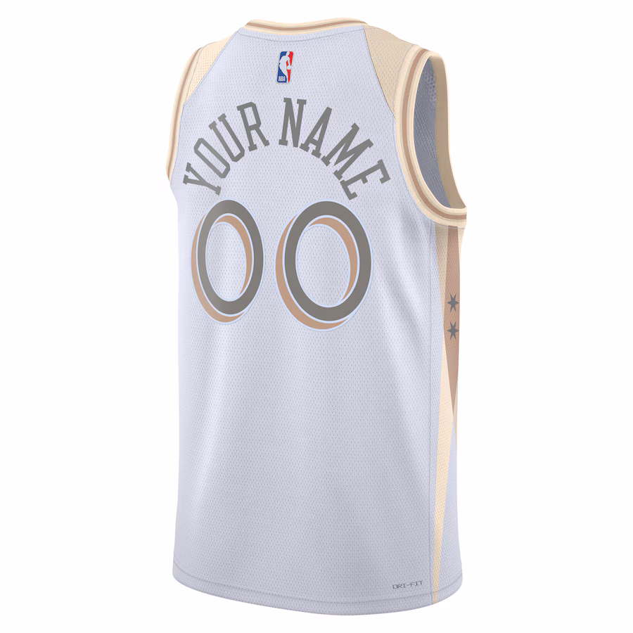 Chicago Bulls Unisex 2024/25 angepasstes Swingman-Jersey - City Edition - Weiß