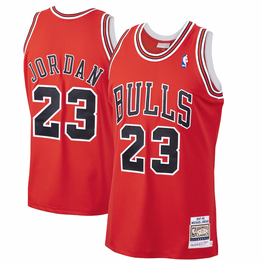 Michael Jordan Chicago Bulls Mitchell & Ness 1997/98 Hardwood Classics Jersey - Scharlachrot