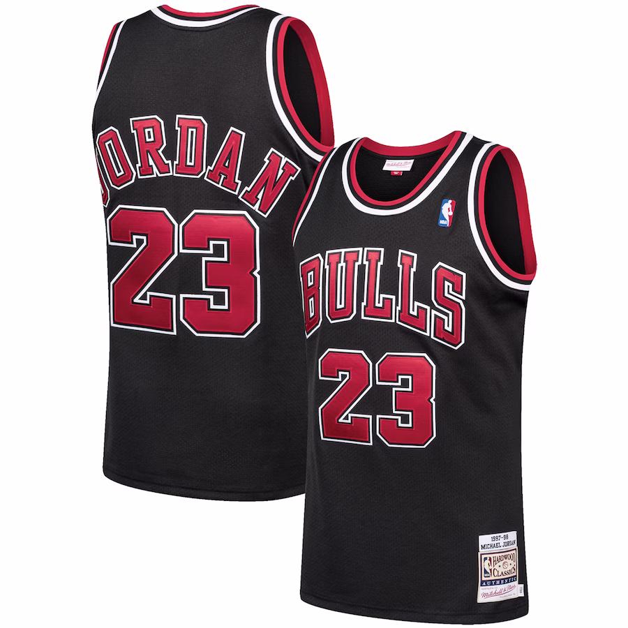 Michael Jordan Chicago Bulls Mitchell & Ness 1997/98 Hardwood Classics Jersey - Schwarz