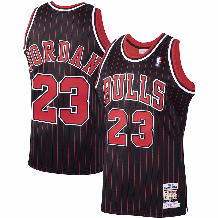 Michael Jordan Chicago Bulls Mitchell & Ness 1995/96 Hardwood Classics Jersey - Schwarz