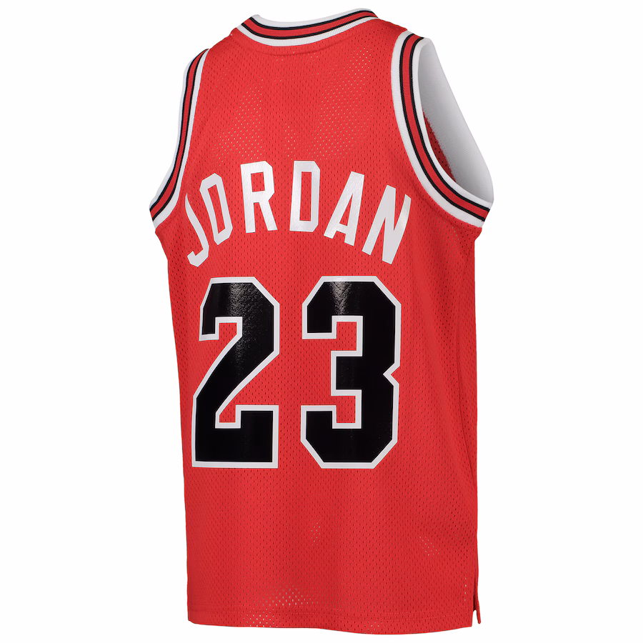 Michael Jordan Maillot des Hardwood Classics 1984/85 pour la jeunesse des Chicago Bulls Mitchell & Ness - Rouge