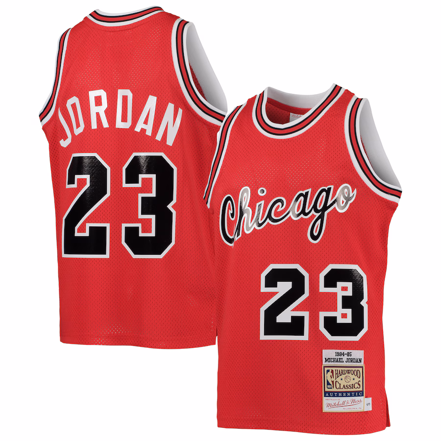 Michael Jordan Chicago Bulls Mitchell & Ness Jugend 1984/85 Hardwood Classics Jersey - Rot