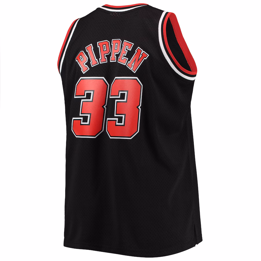 Scottie Pippen Chicago Bulls Mitchell & Ness Big & Tall Hardwood Classics Swingman-Jersey - Schwarz