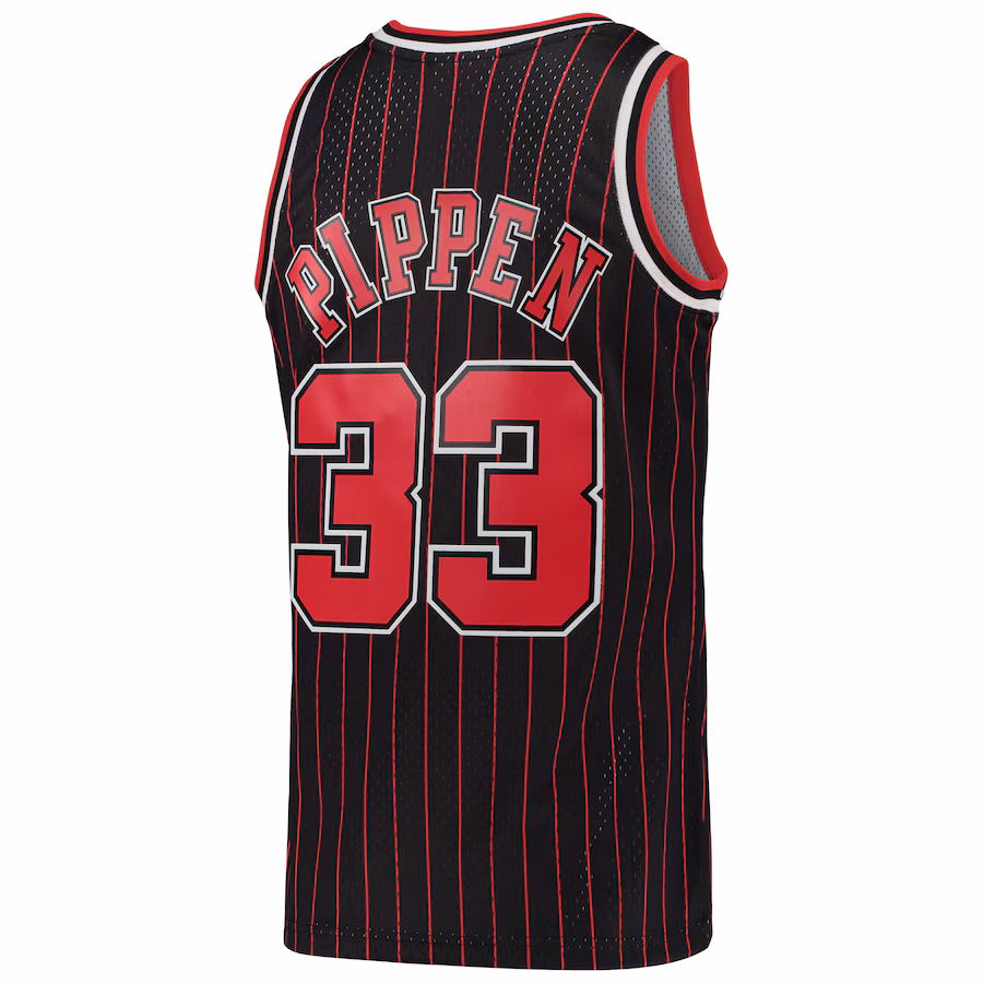 Scottie Pippen Chicago Bulls Mitchell & Ness Hardwood Classics Swingman-Jersey - Schwarz