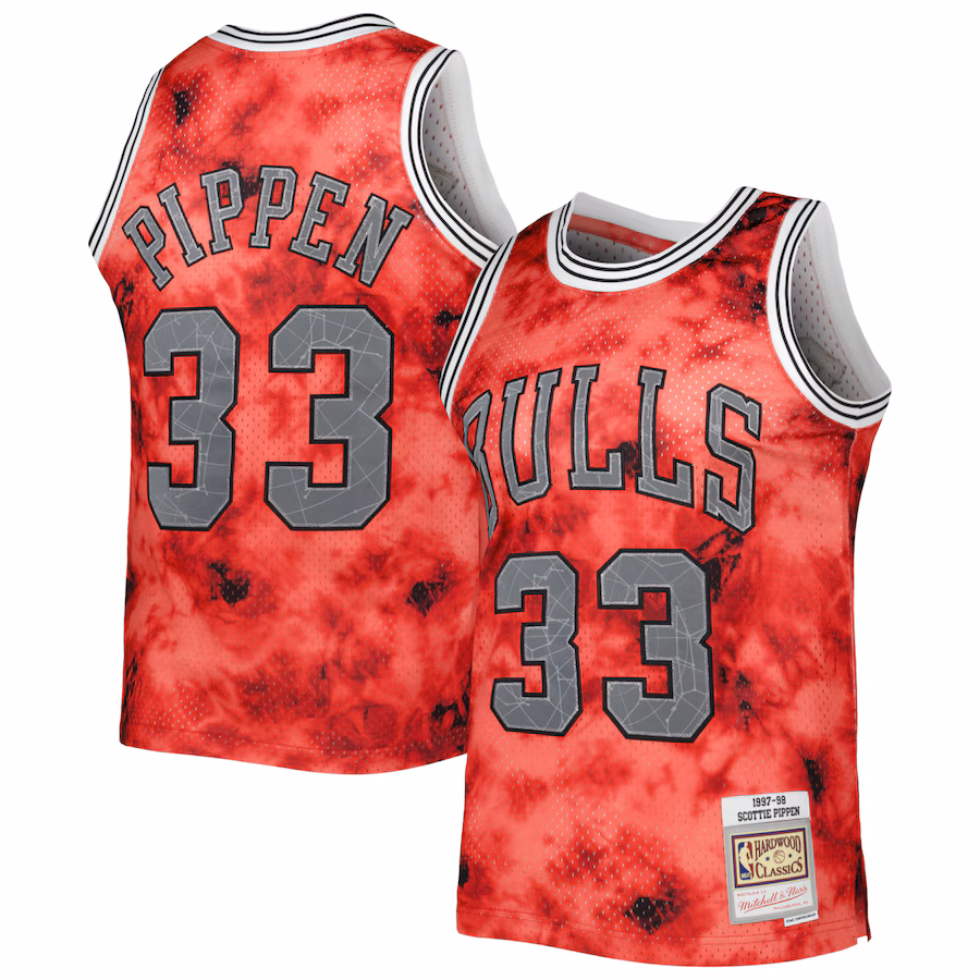 Scottie Pippen Maglia Swingman della Galaxy 1997/98 dei Chicago Bulls Mitchell & Ness - Rosso