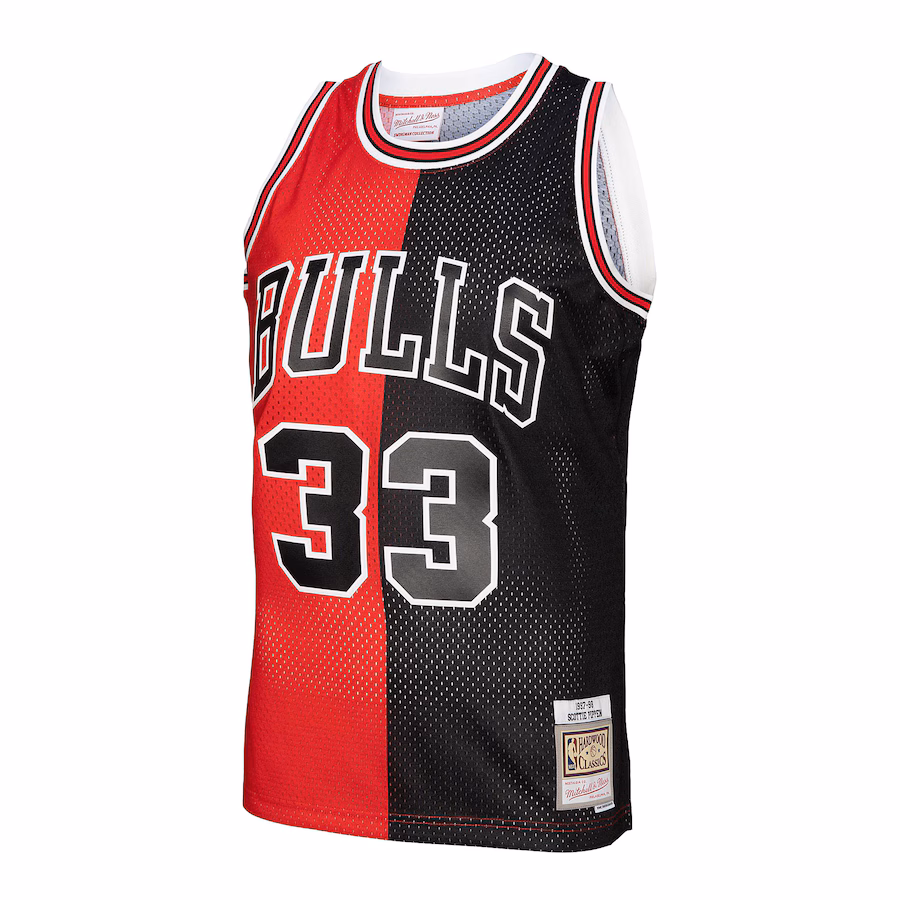 Scottie Pippen Chicago Bulls Mitchell & Ness Big & Tall Hardwood Classics 1997/98 Split Swingman Trikot