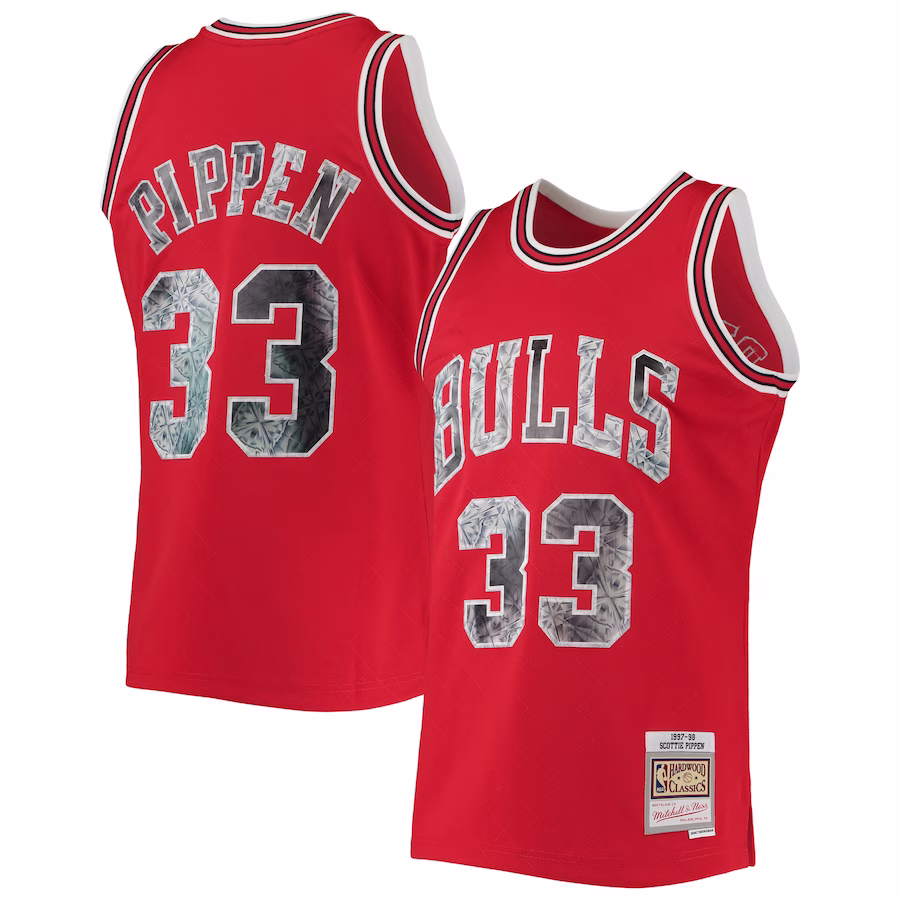 Maglia Scottie Pippen Chicago Bulls Mitchell & Ness 1997/98 Hardwood Classics NBA 75° Anniversario Diamond Edition