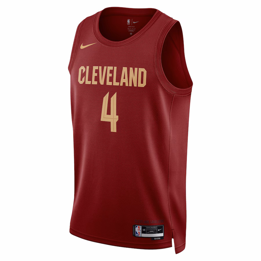 Evan Mobley Camiseta Swingman Unisex de los Cleveland Cavaliers - Edición Ícono - Borgoña