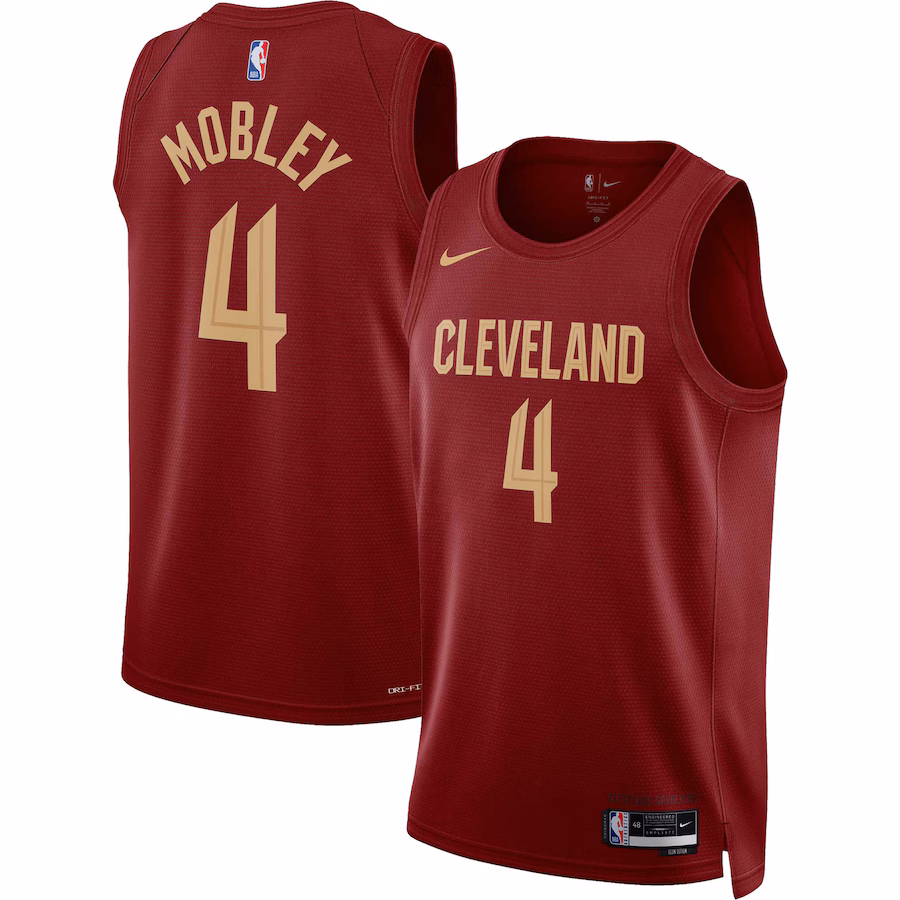 Evan Mobley Maglia Swingman Unisex dei Cleveland Cavaliers - Edizione Icona - Burdiglia
