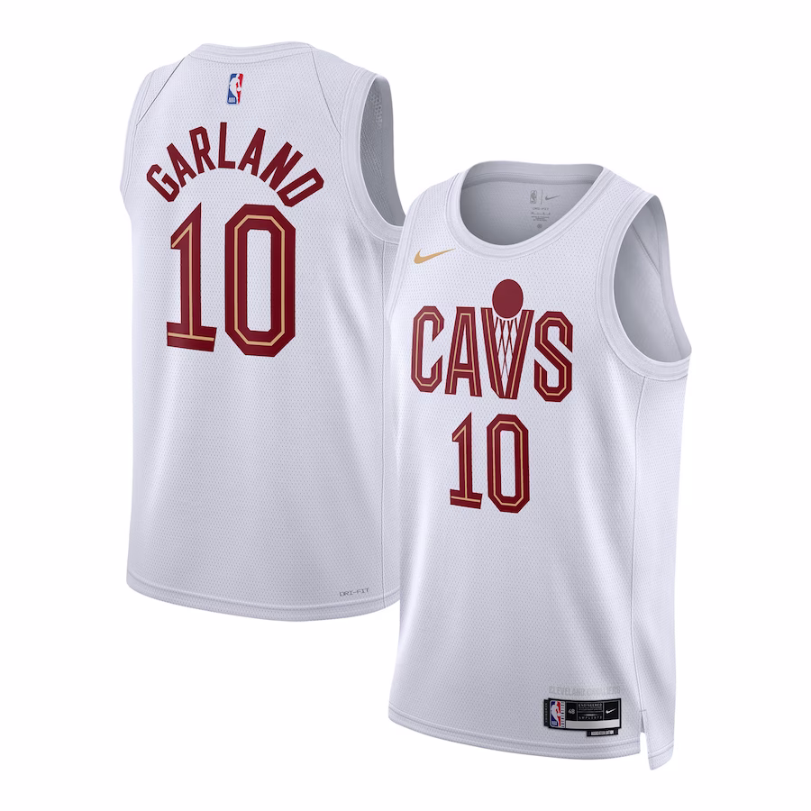 Darius Garland Camiseta Swingman Unisex de los Cleveland Cavaliers - Edición Asociación - Blanco