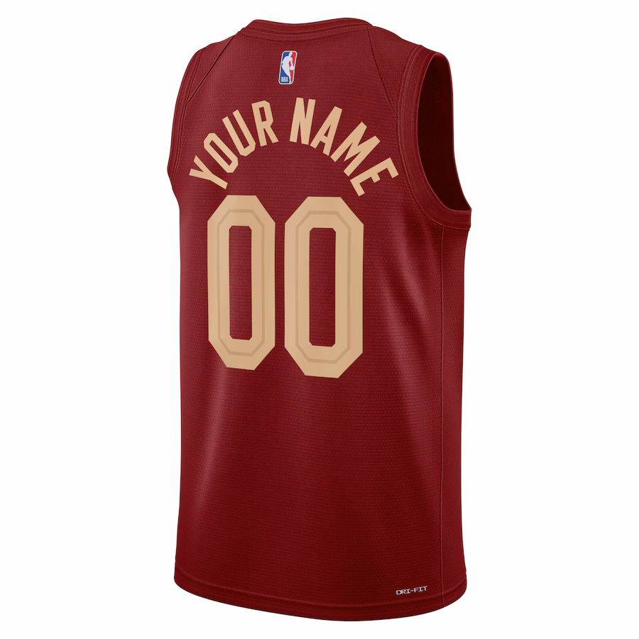 Camiseta Swingman personalizada Unisex de los Cleveland Cavaliers - Edición Ícono - Borgoña