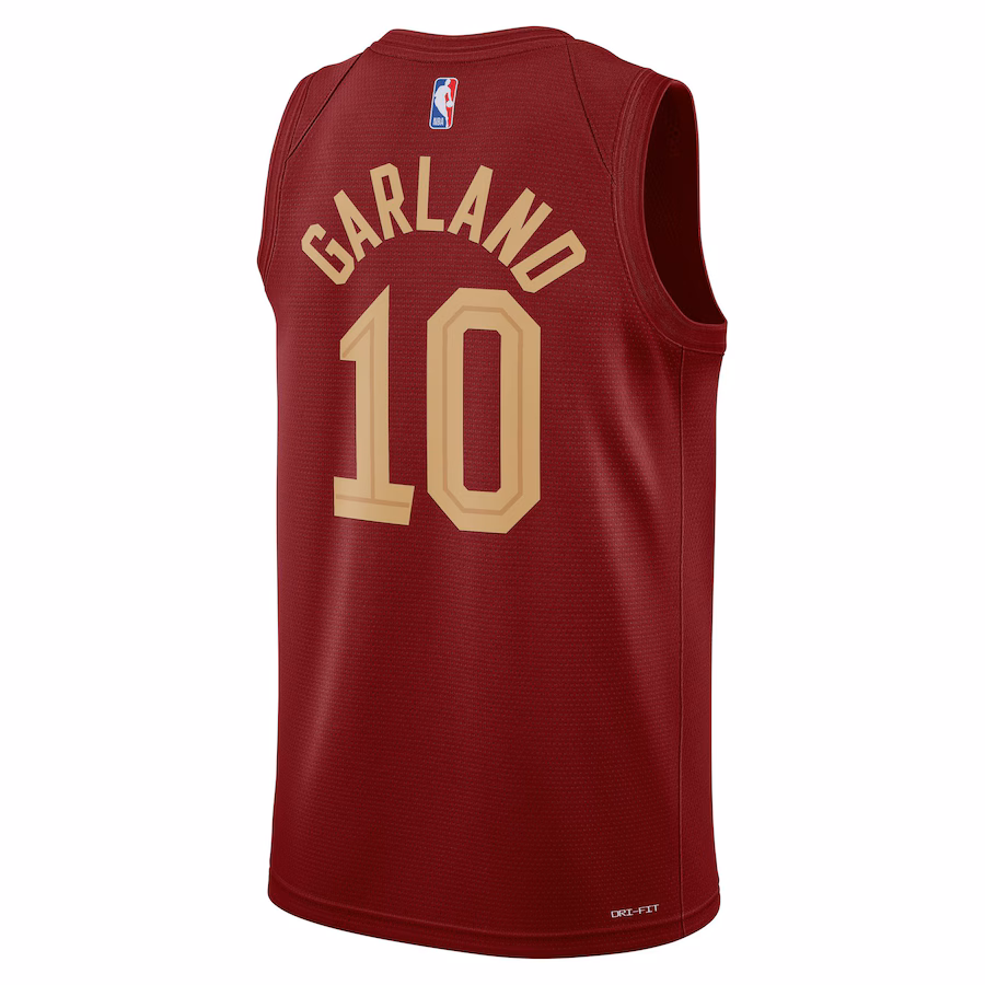 Darius Garland Camiseta Swingman Unisex de los Cleveland Cavaliers - Edición Ícono - Borgoña
