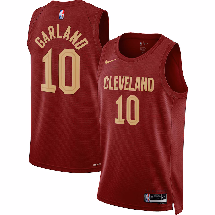 Darius Garland Camiseta Swingman Unisex de los Cleveland Cavaliers - Edición Ícono - Borgoña