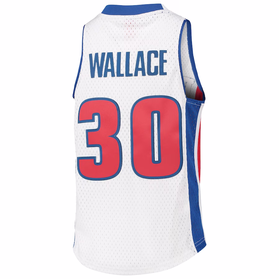 Rasheed Wallace Detroit Pistons Mitchell & Ness Youth 2003/04 Hardwood Classics Swingman Jersey
