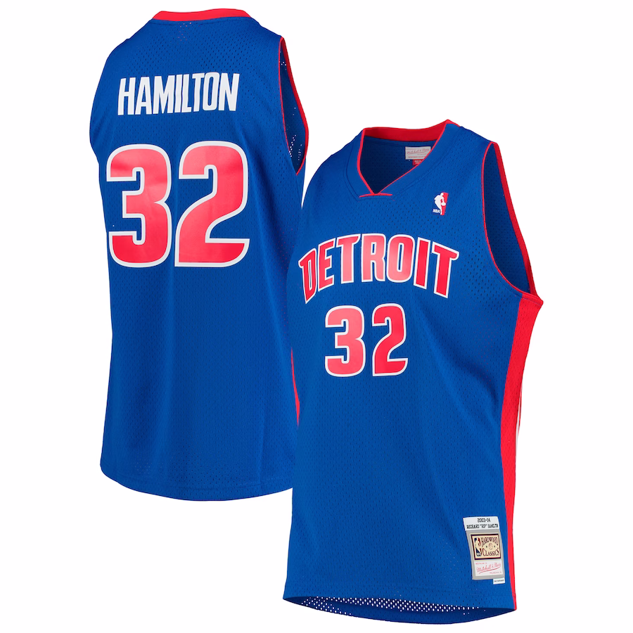Maglia Richard Hamilton Detroit Pistons Mitchell & Ness 2003/04 Hardwood Classics