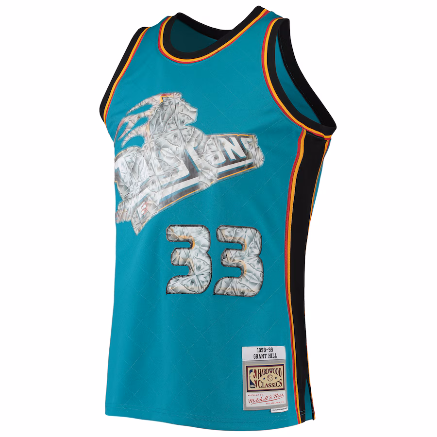 Grant Hill Detroit Pistons Mitchell & Ness 1998/99 Classic NBA 75th Anniversary Diamond Edition Jersey