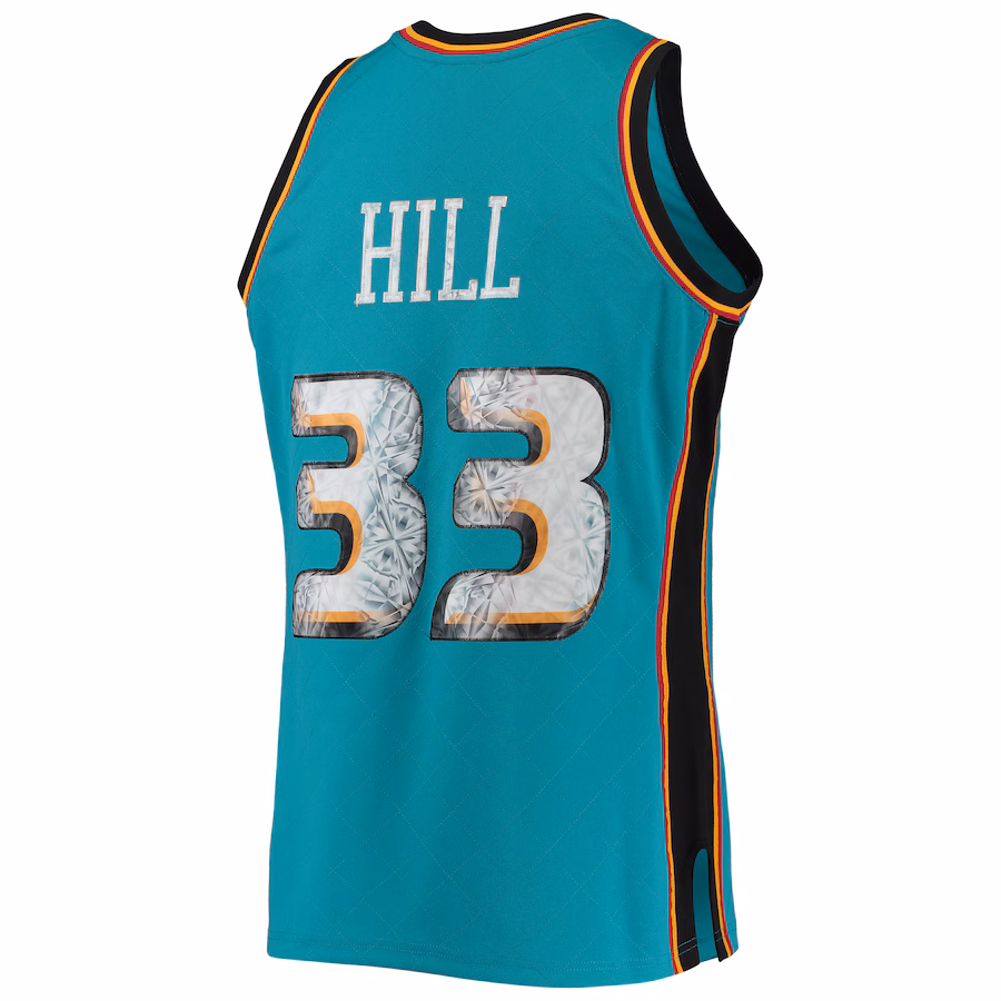 Grant Hill Detroit Pistons Mitchell & Ness 1998/99 Classic NBA 75th Anniversary Diamond Edition Jersey