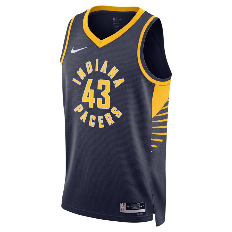 Pascal Siakam, Indiana Pacers Unisex Swingman Trikot - Icon-Edition - Marineblau