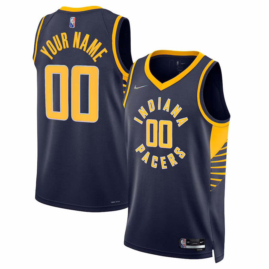 Indiana Pacers Maglia personalizzata Diamond Swingman 2021/22 - Edizione Icona - Blu marinaio