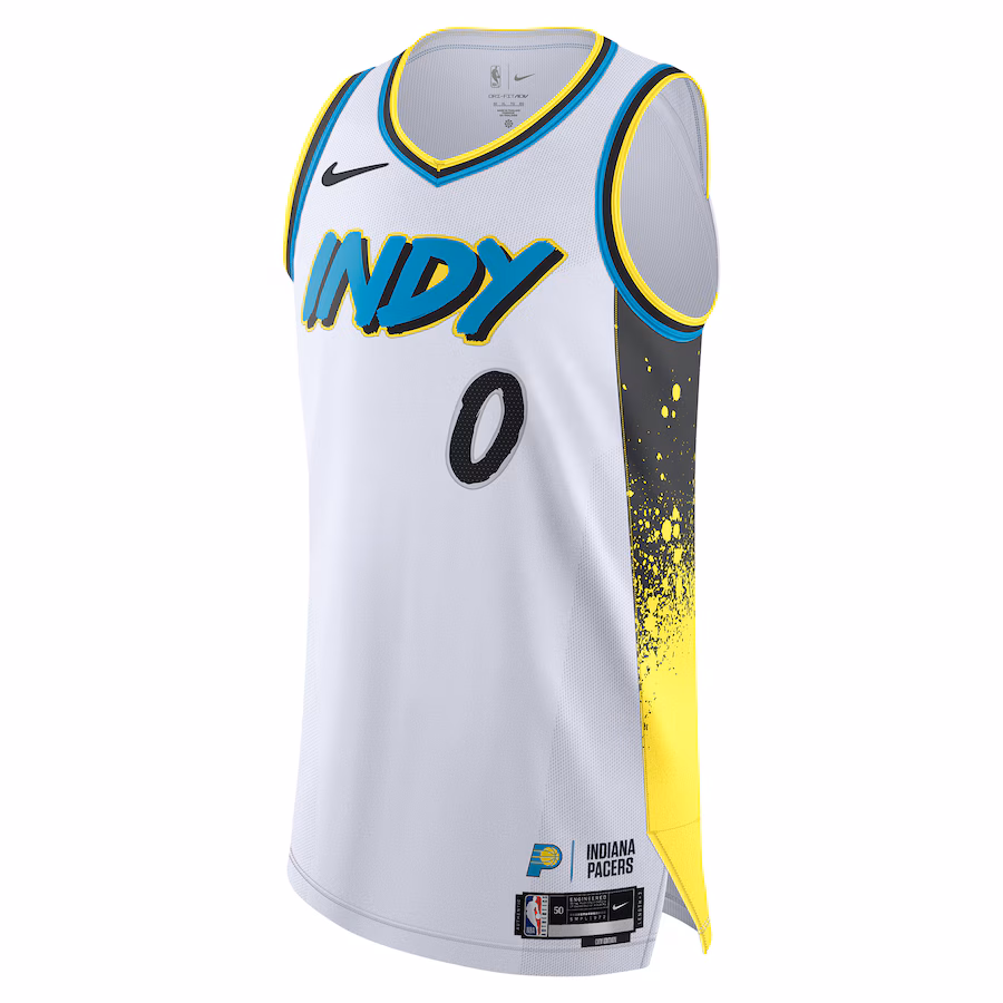 Camiseta City Edition Indiana Pacers Tyrese Haliburton 2024/25