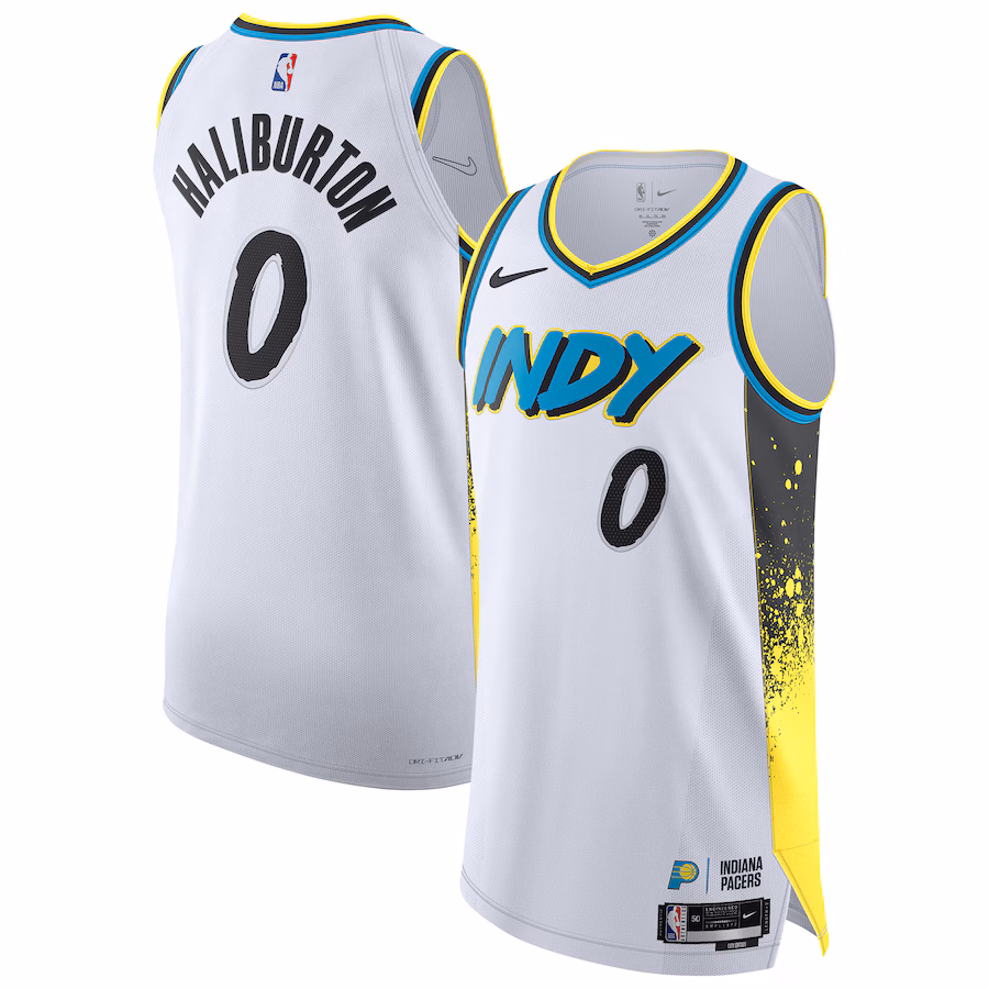 Maglia City Edition Indiana Pacers Tyrese Haliburton 2024/25