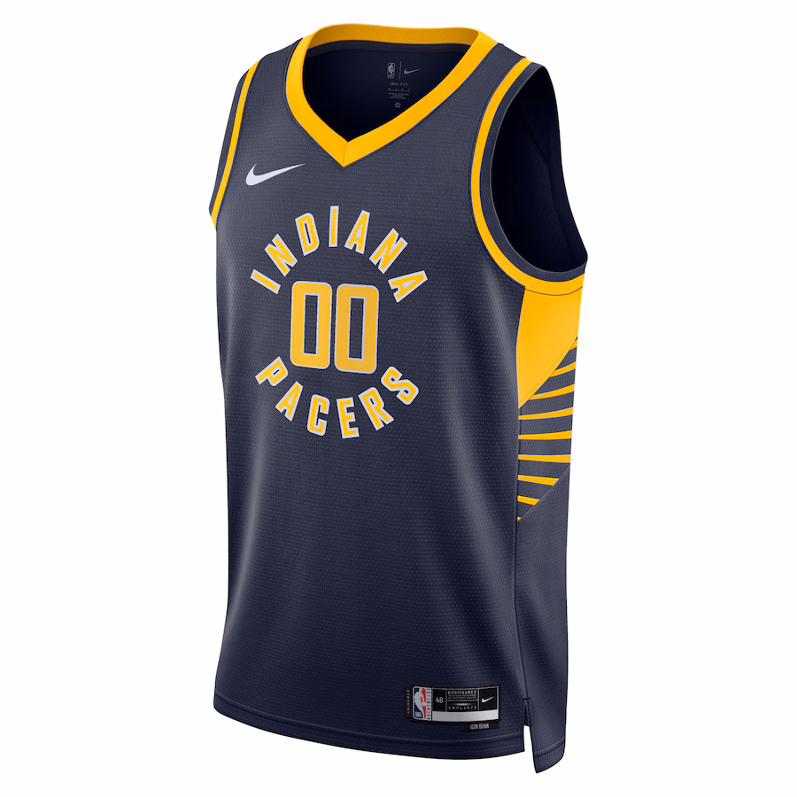 Indiana Pacers Camiseta Swingman personalizada unisex para la temporada 2022/23 - Edición Ícono - Azul marino