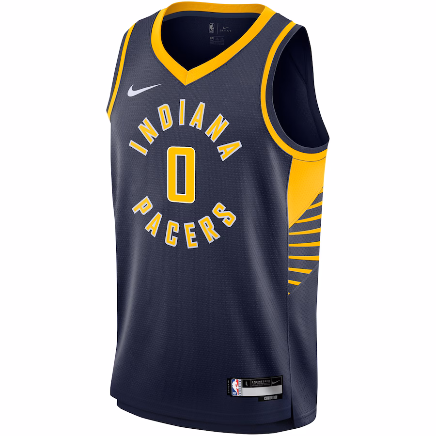 Tyrese Haliburton, Indiana Pacers Jugend Swingman Trikot - Icon-Edition - Marineblau