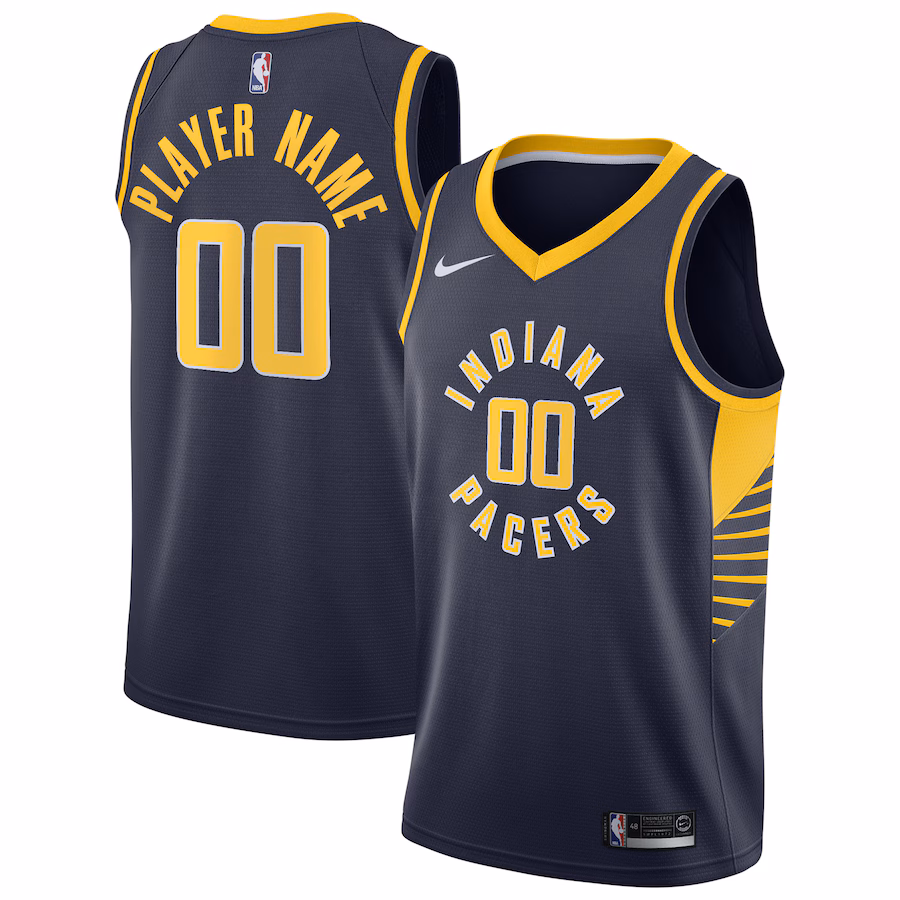 Indiana Pacers Maglia Swingman personalizzata - Blu marinaio - Edizione Icona