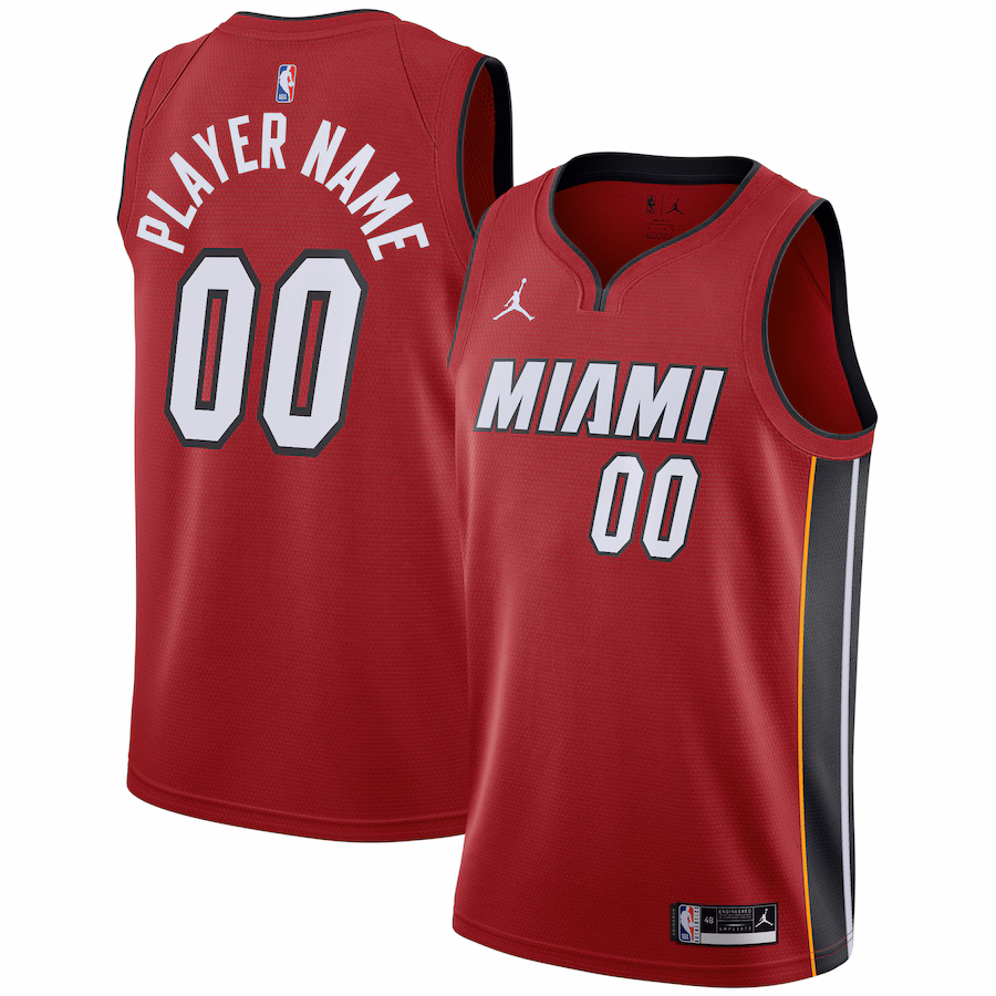 Miami Heat Jordan Brand Swingman-Custom-Trikot - Statement-Edition - Rot
