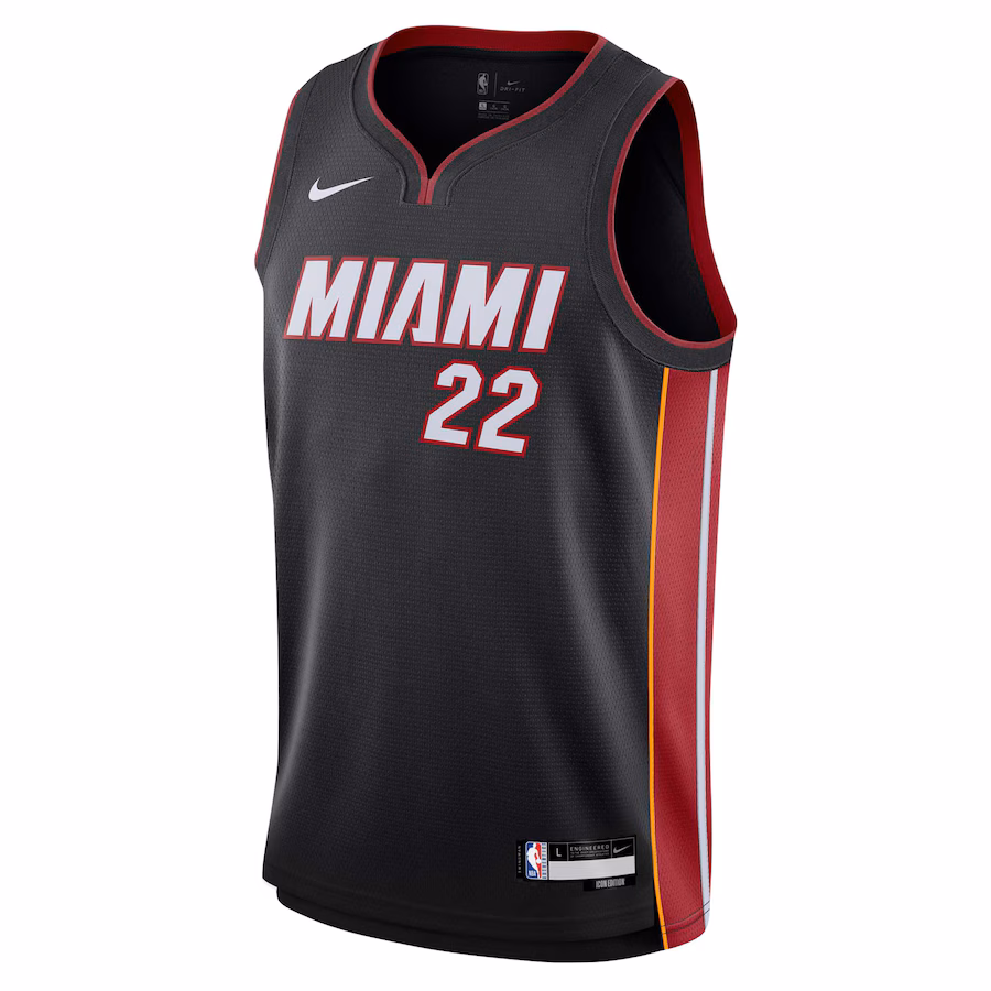 Jimmy Butler, Maillot Swingman pour la jeunesse des Miami Heat - Édition Icône - Noir