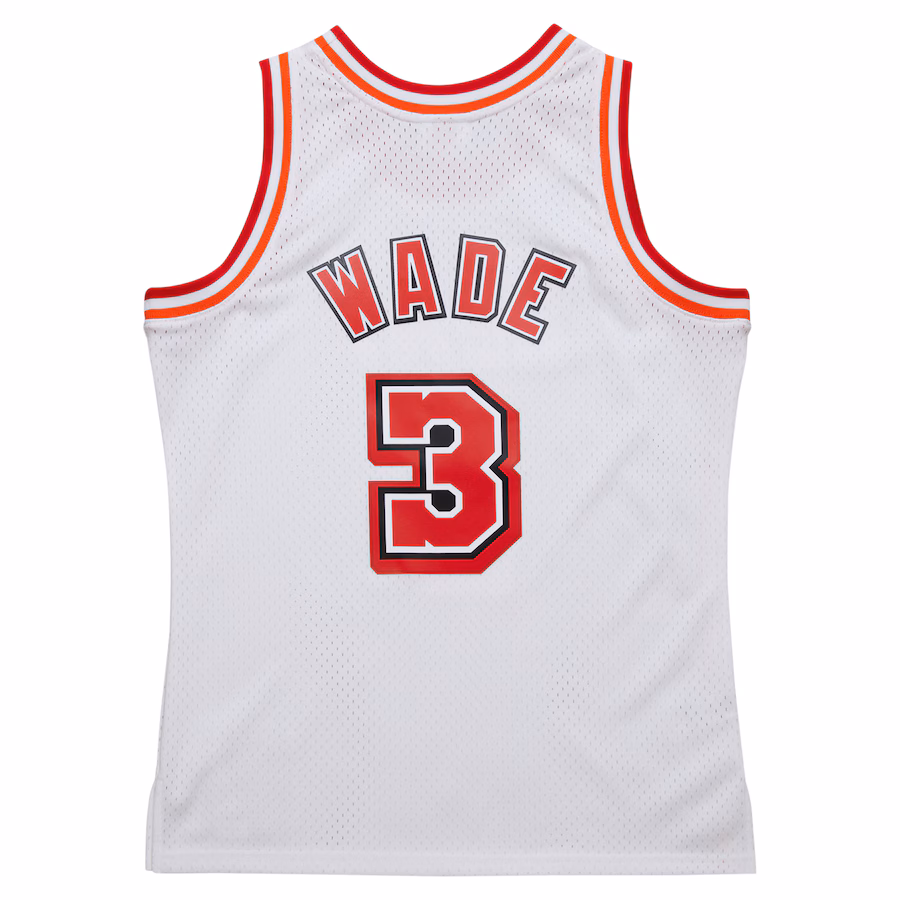Dwyane Wade, Miami Heat Mitchell & Ness 2007/08 Hardwood Classics Swingman-Trikot - Weiß