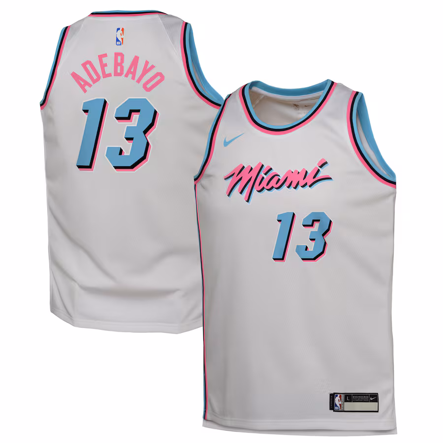 Maglia Miami Heat Bam Adebayo Junior 2024/25 City Edition Swingman