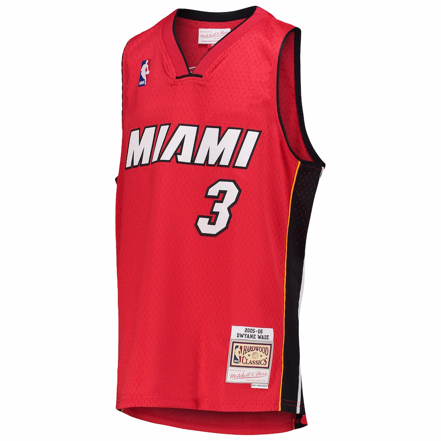 Maillot Dwyane Wade Miami Heat Mitchell & Ness junior 2005/06 Hardwood Classics Swingman