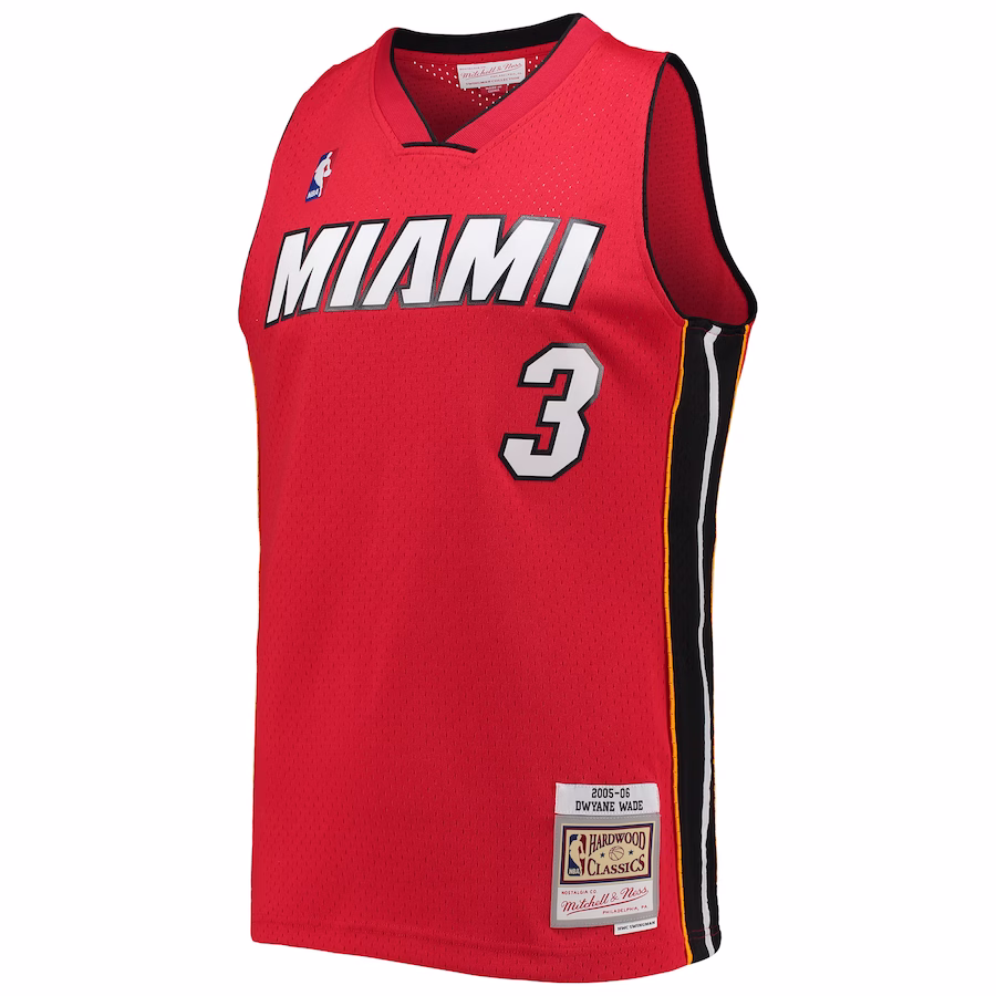 Maillot Dwyane Wade Miami Heat Mitchell & Ness Big & Tall Hardwood Classics 2005/06