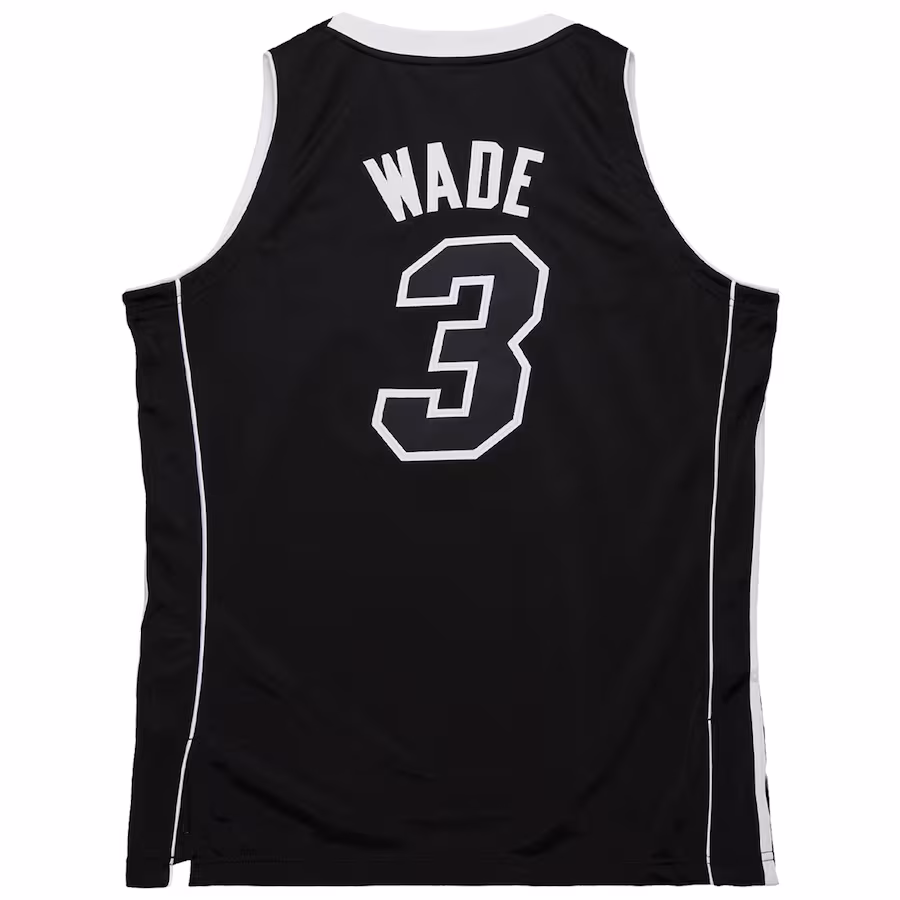 Dwyane Wade, Miami Heat Mitchell & Ness 2011/12 Hardwood Classics Echtes Trikot - Schwarz