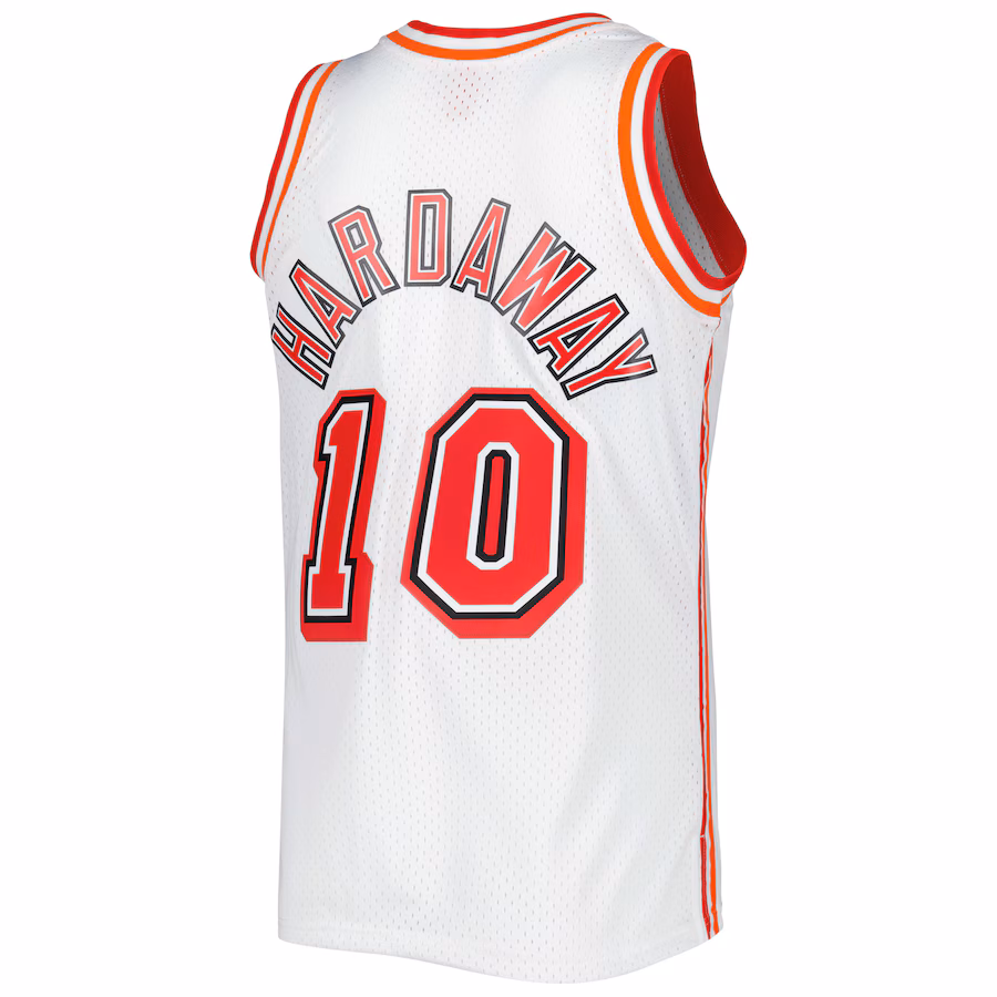 Tim Hardaway, Maillot Swingman des Hardwood Classics des Miami Heat de Mitchell & Ness - Blanc