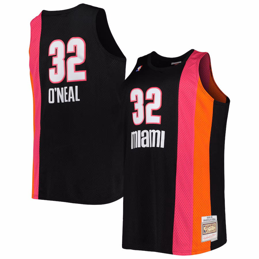 Maillot Shaquille O’Neal Miami Heat Mitchell & Ness Big & Tall Hardwood Classics 2005/06
