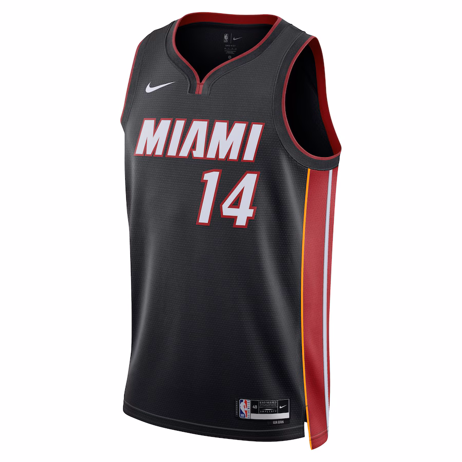 Tyler Herro, Maillot Swingman uni-sexe des Miami Heat - Édition Icône - Noir