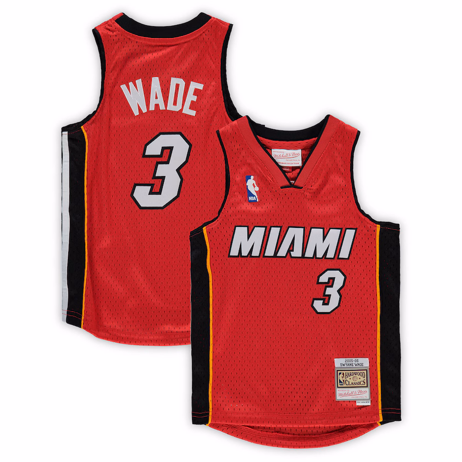 Maglia Dwyane Wade Miami Heat Mitchell & Ness bambino 2005/06 Hardwood Classics